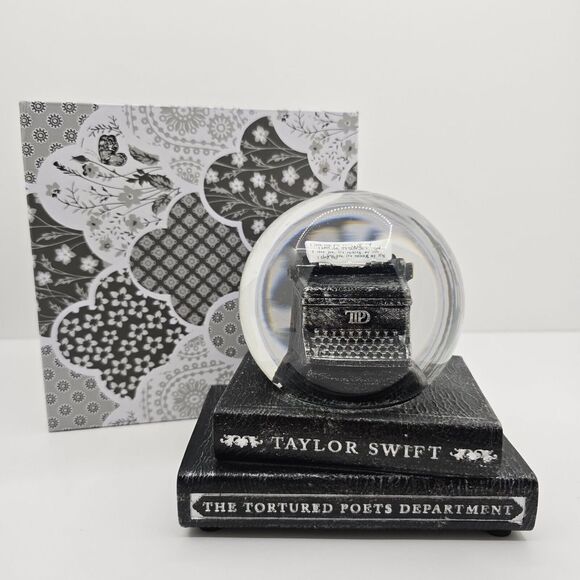 Taylor Swift TTPD The Tortured Poets Department Snowglobe - Picture 2 of 7